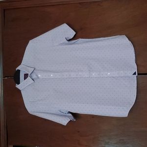 UNTUCKit men's SS button- down shirt, size M